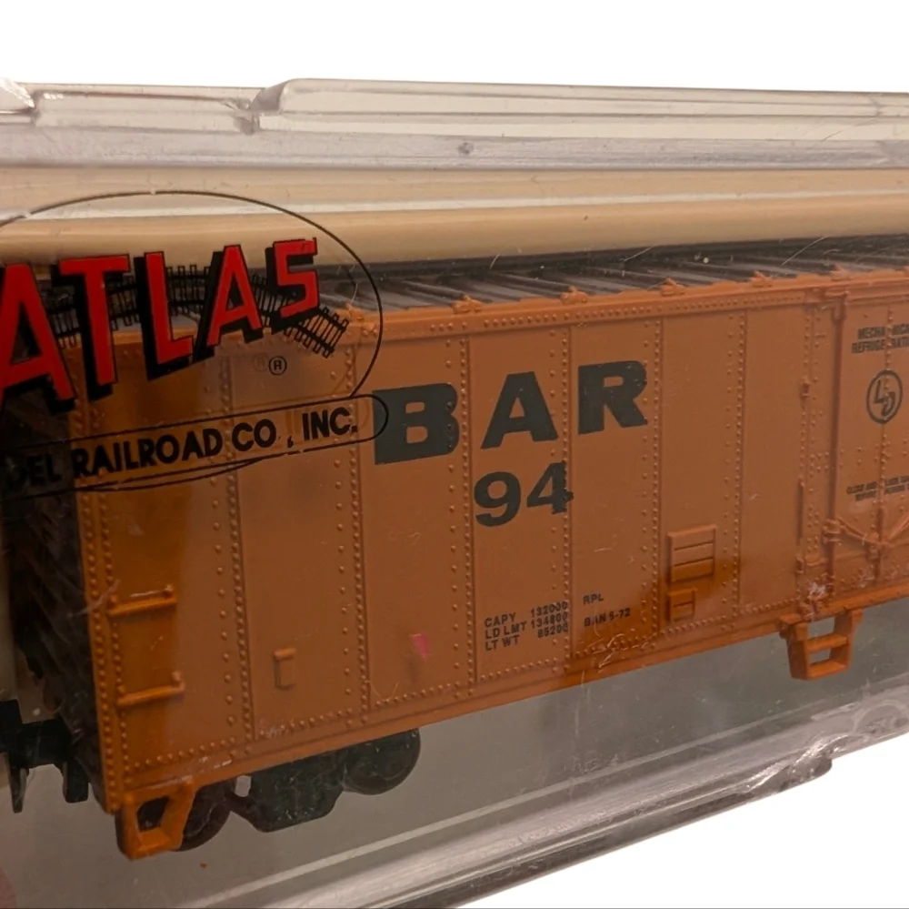 VINTAGE Atlas N-Scale NWT 3652 BAR Bangor Aroostook Reefer Model Train Car